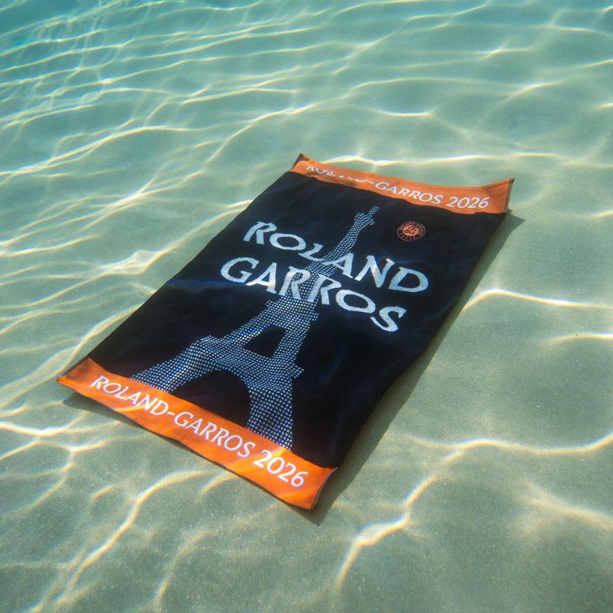 2026 Roland-Garros Player Beach Towel - Navy | Roland-Garros Store