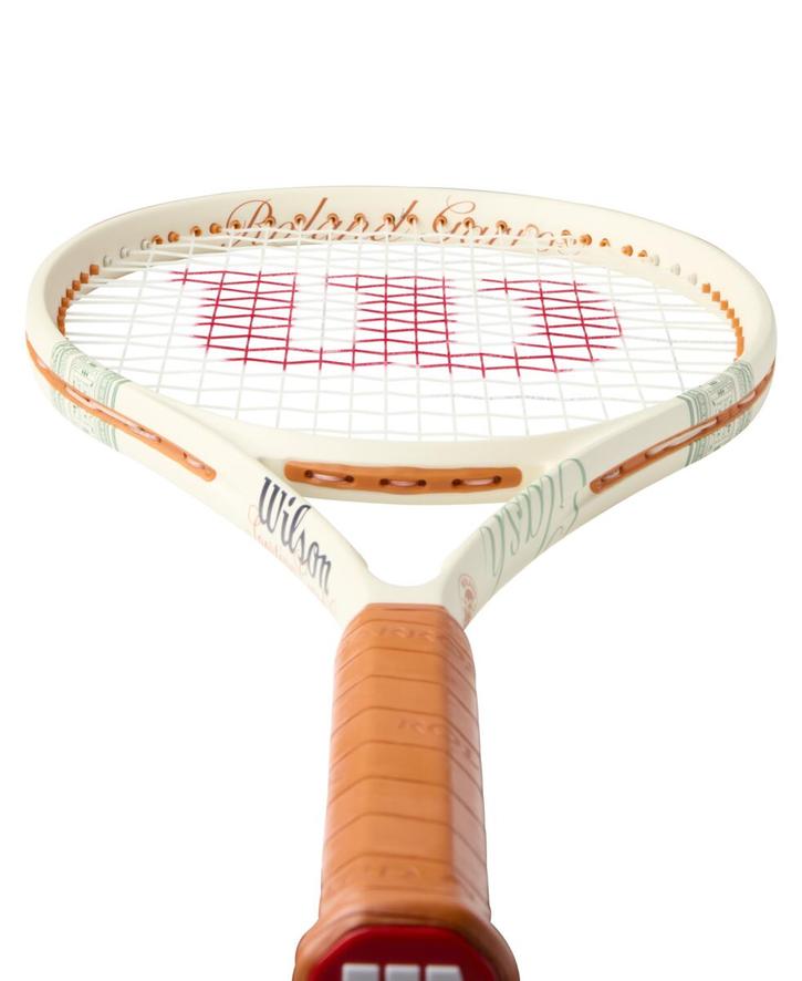 ラケット(硬式用) Wilson CLASH 100 ROLAND GARROS Wilson x Roland-Garros Clash 100 V3 Racquets - Ecru | Roland