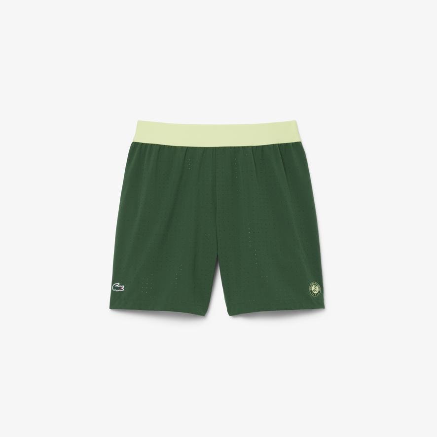 Lacoste x Roland-Garros Performance Short - Green | Roland-Garros