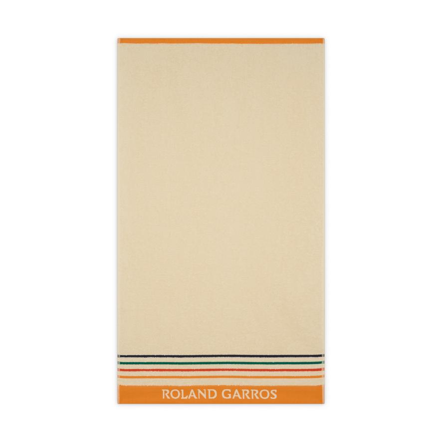 Carre Blanc x Roland-Garros Color Lines Players' towel - Beige