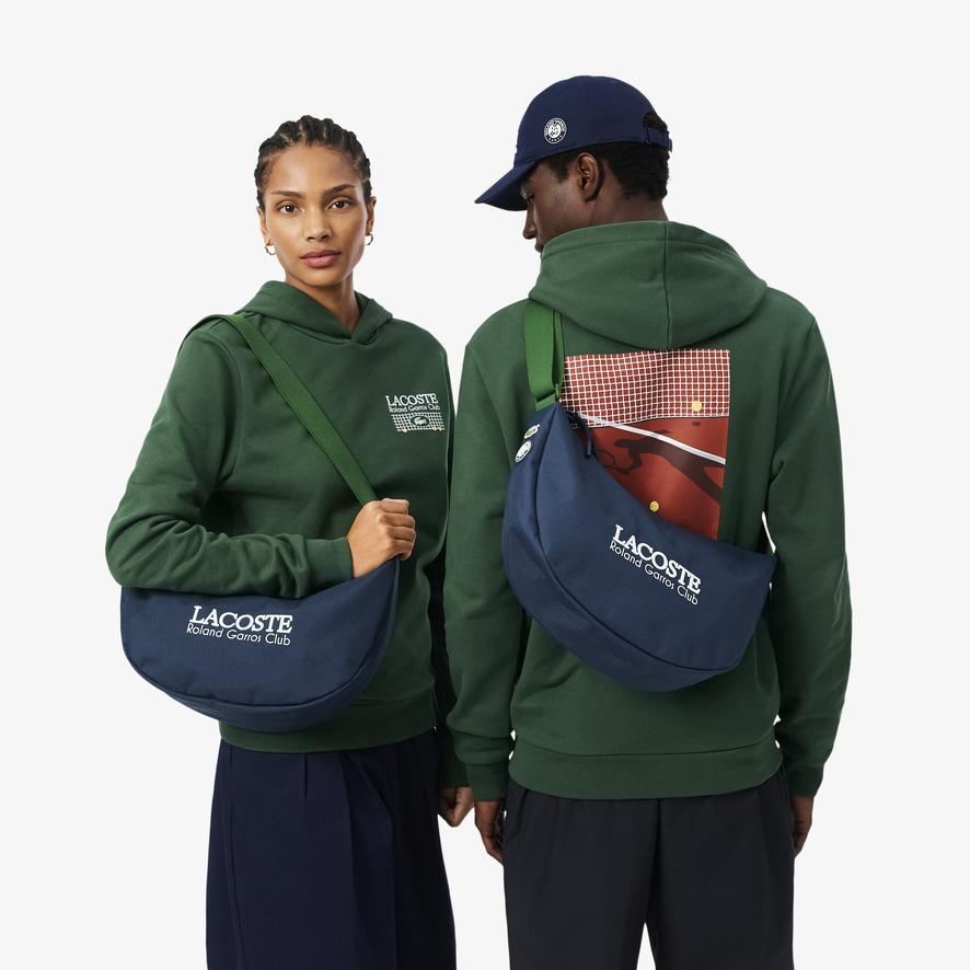Lacoste x Roland-Garros Club Shoulder Bag - Navy blue | Roland