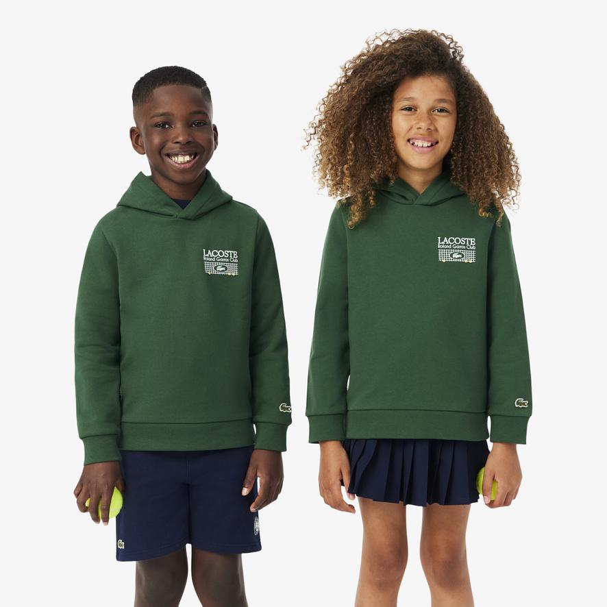Lacoste x Roland-Garros Club kids Sweatshirt - Green | Roland