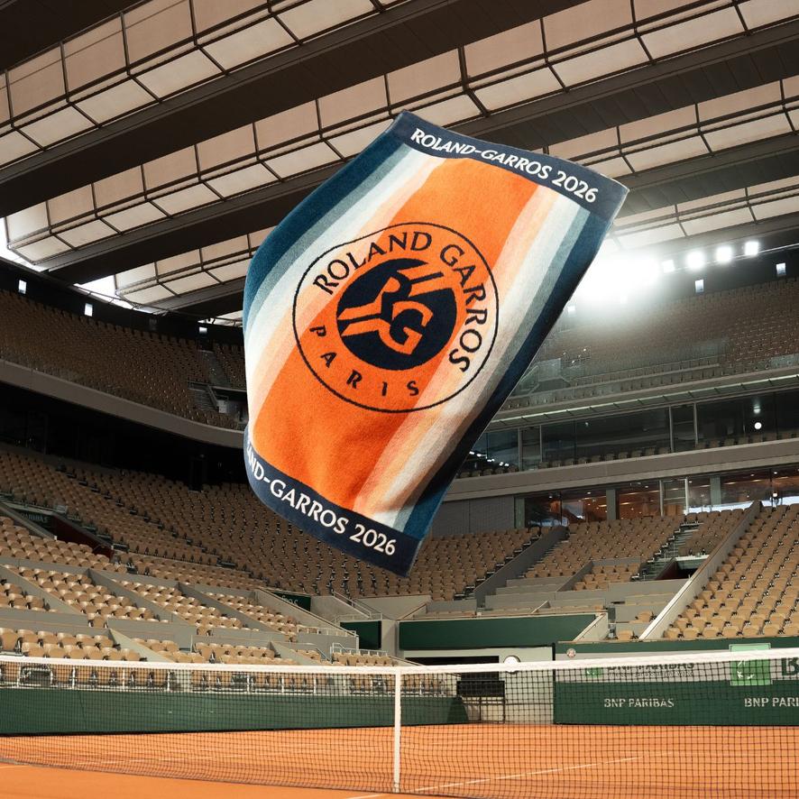 2026 Roland-Garros Official Unisex Player Towel - Multicolor