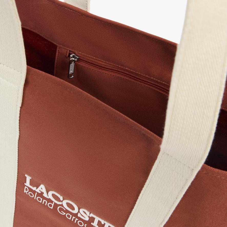 Lacoste x Roland-Garros Club Cabas bag - Clay | Roland-Garros Store