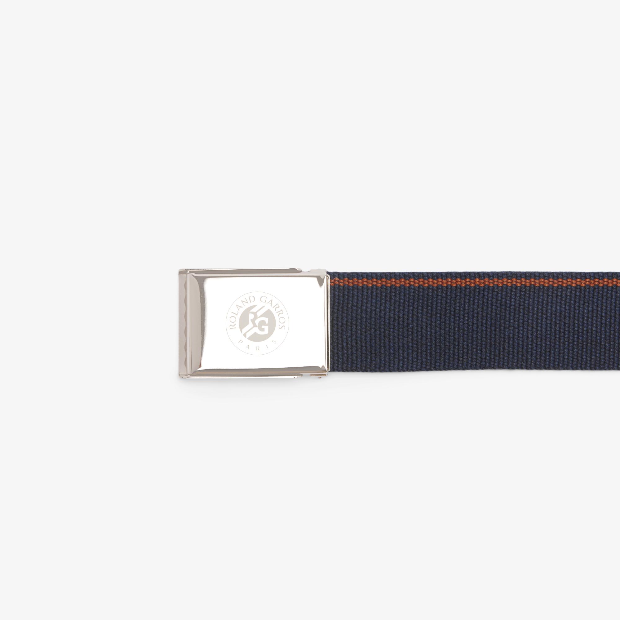 美品 LACOSTE ベルト シルバーサークルバックルベルト （ベルト・サスペンダー