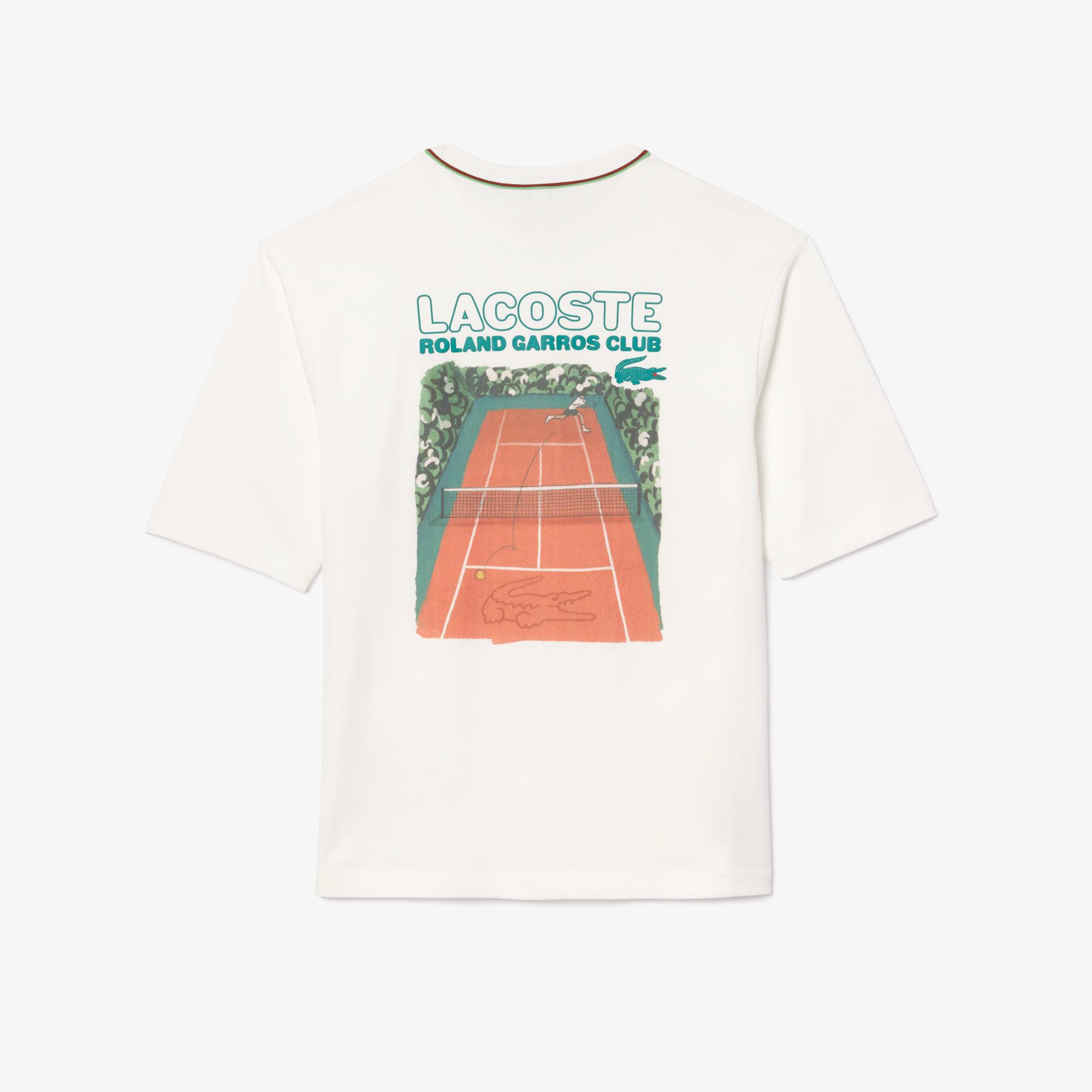 Lacoste★半袖 テニス Roland-Garros ロゴ スポーツ Tシャツ T-Shirt Lacoste Sport Roland Garros Bleu Marine - Extreme Tennis