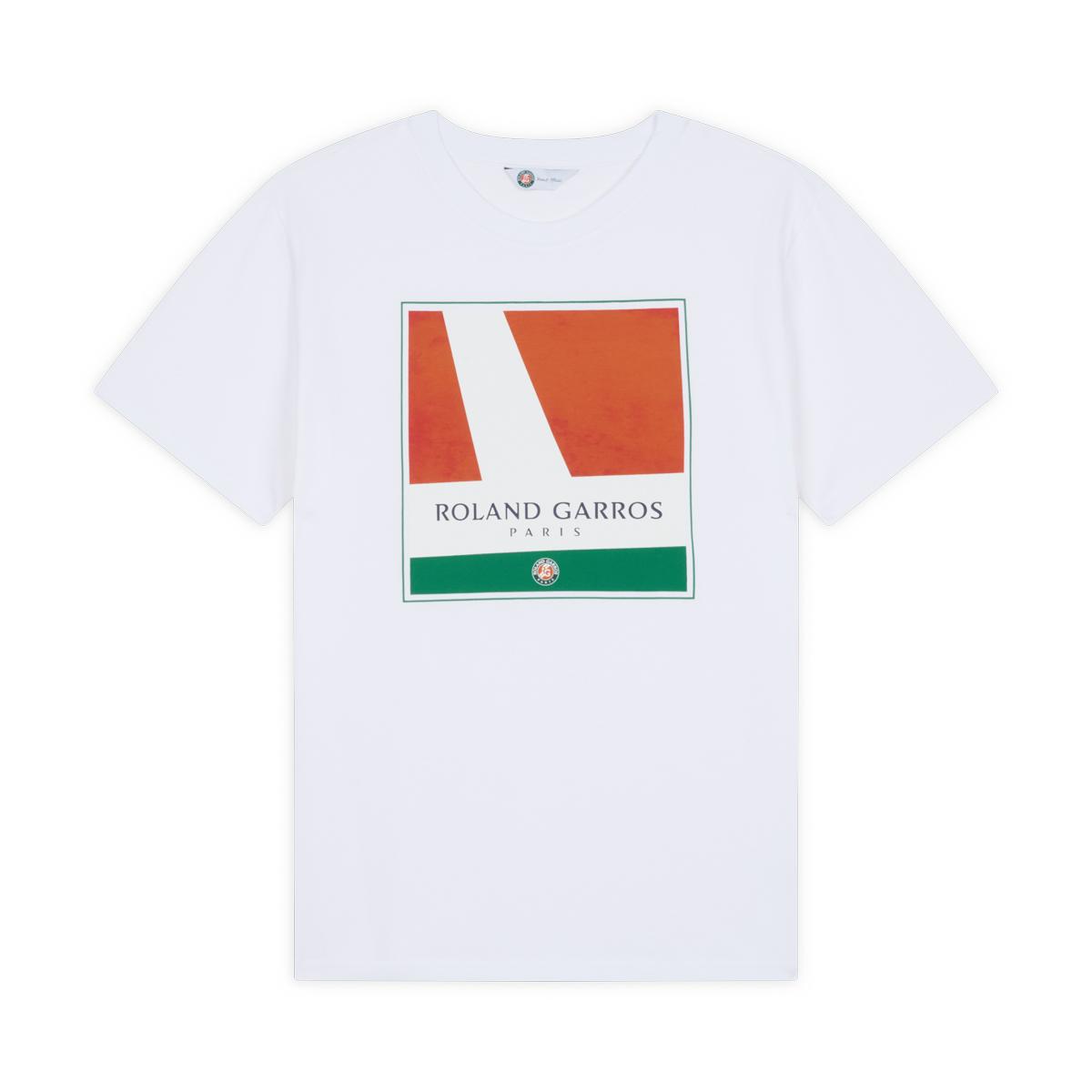 Roland-Garros line court men's t-shirt - White
