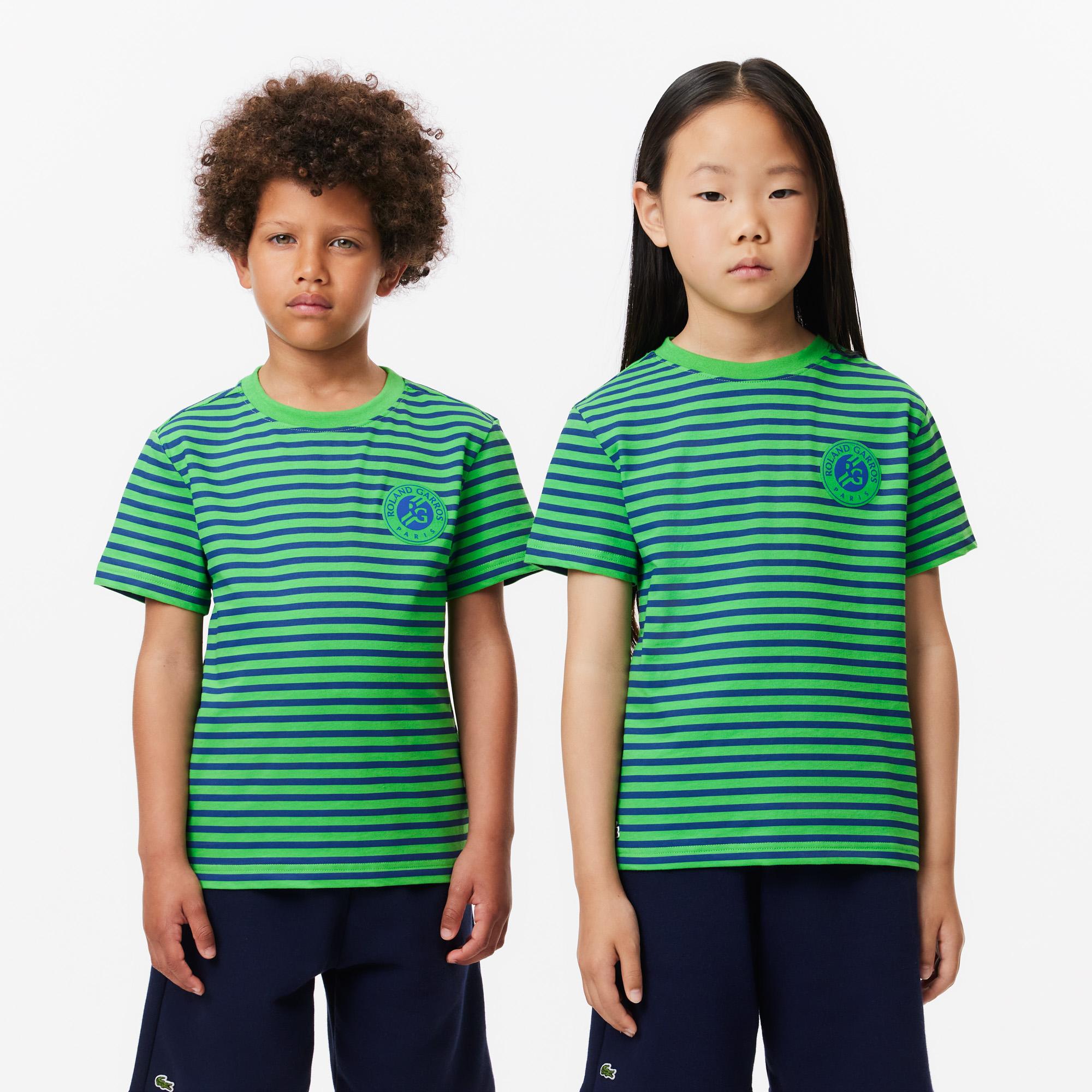 【希少】ティーム着用adidas × Roland Garros テニスシャツ Adidas Roland Garros Medium Blue V-Neck Shirt Paris Vintage