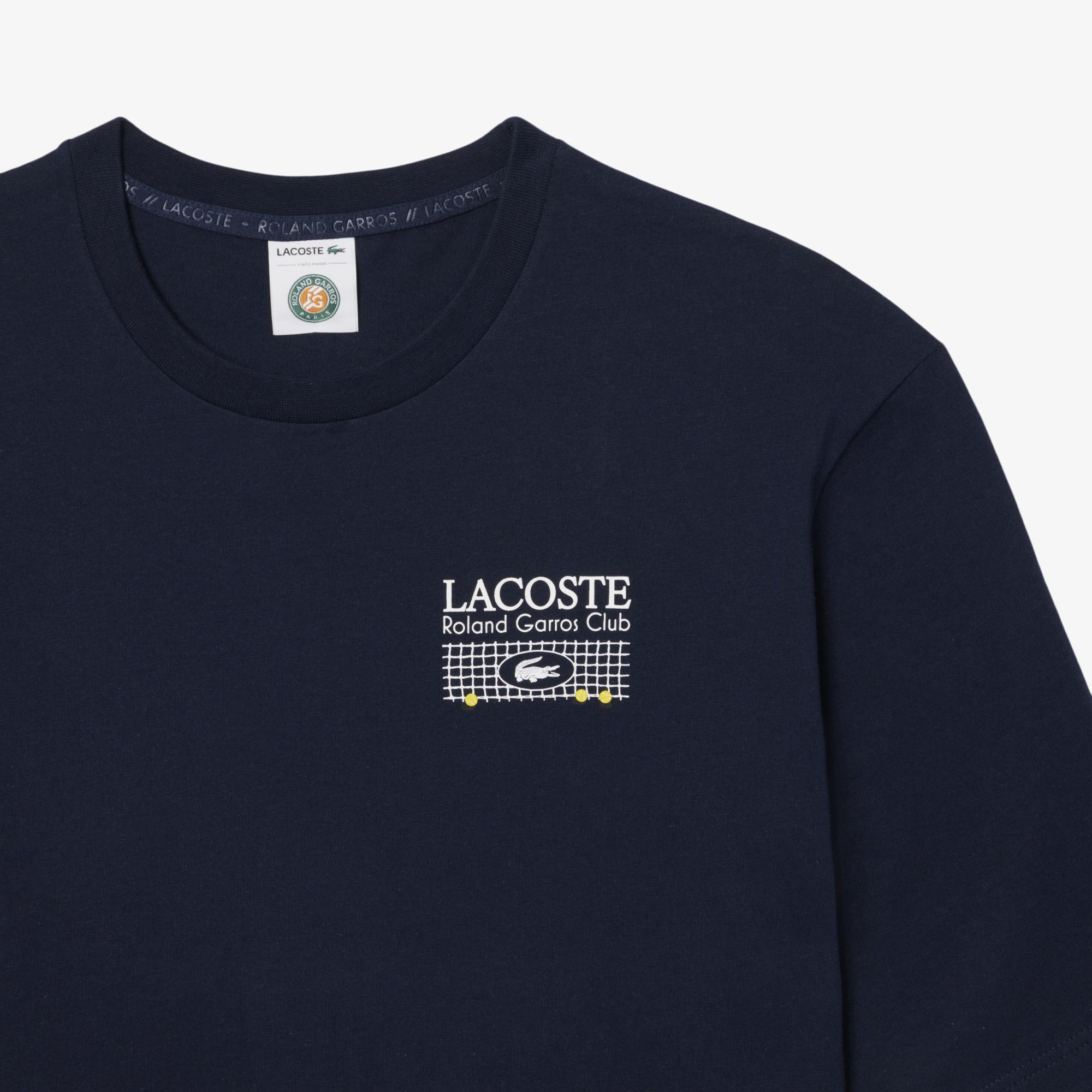 Lacoste x Roland-Garros Club men T-Shirt - Navy blue | Roland