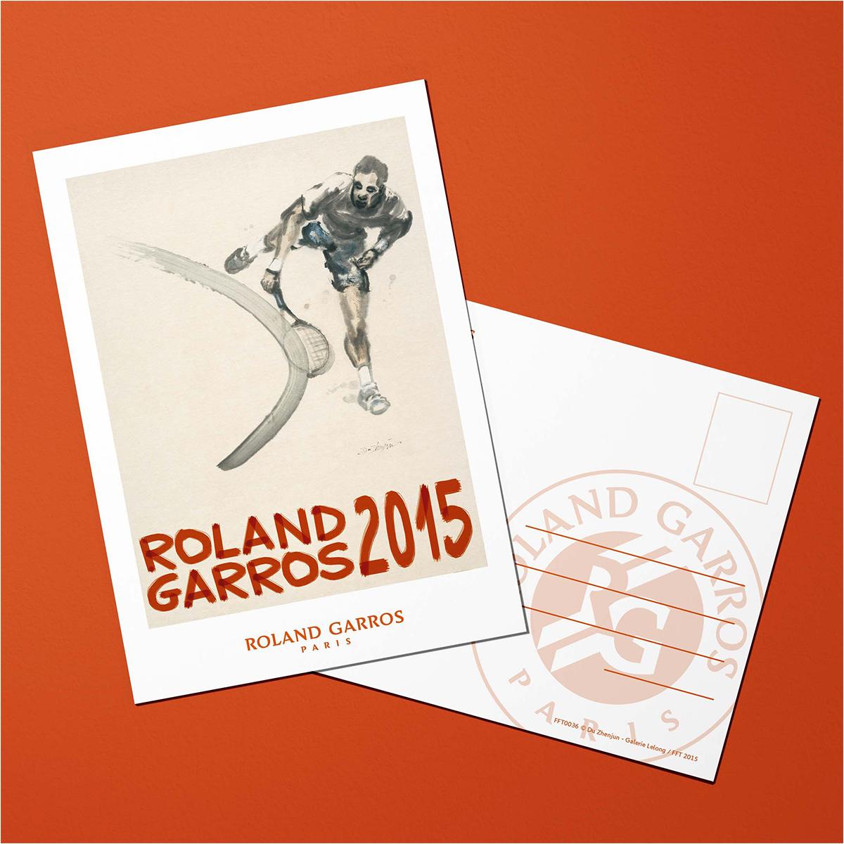 Oneart x Roland-Garros RG 2015 Poster50x70 cm in tub - Clay