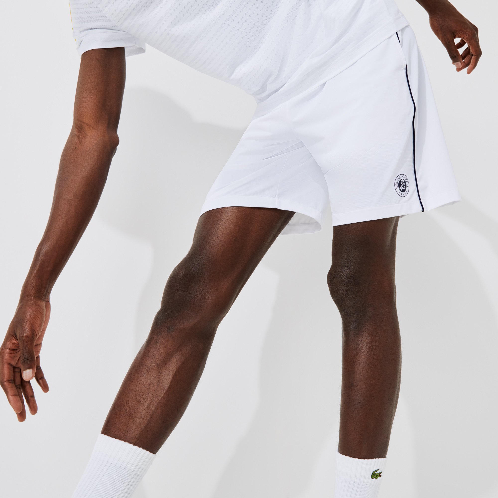 Short homme Sport Édition Lacoste pour Roland Garros avec shorty