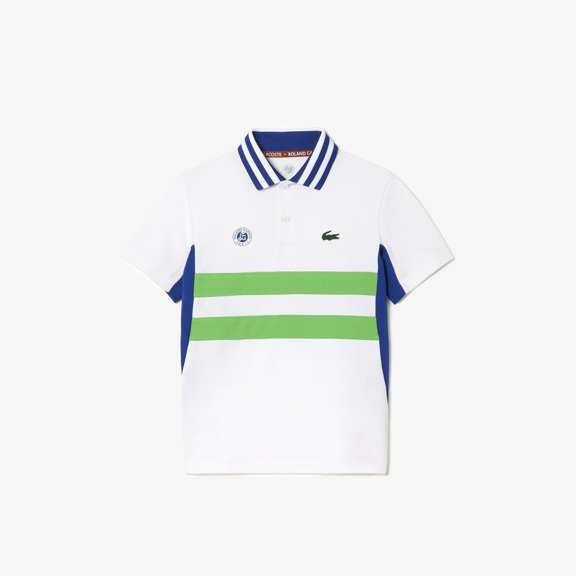 Boys white lacoste polo hot sale