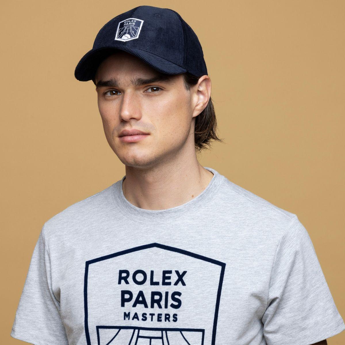 ✴︎週末限定✴︎ROLEX PARIS MASTERS コーデュロイ キャップ Rolex Paris Masters unisex beanie - Navy | Roland-Garros Store