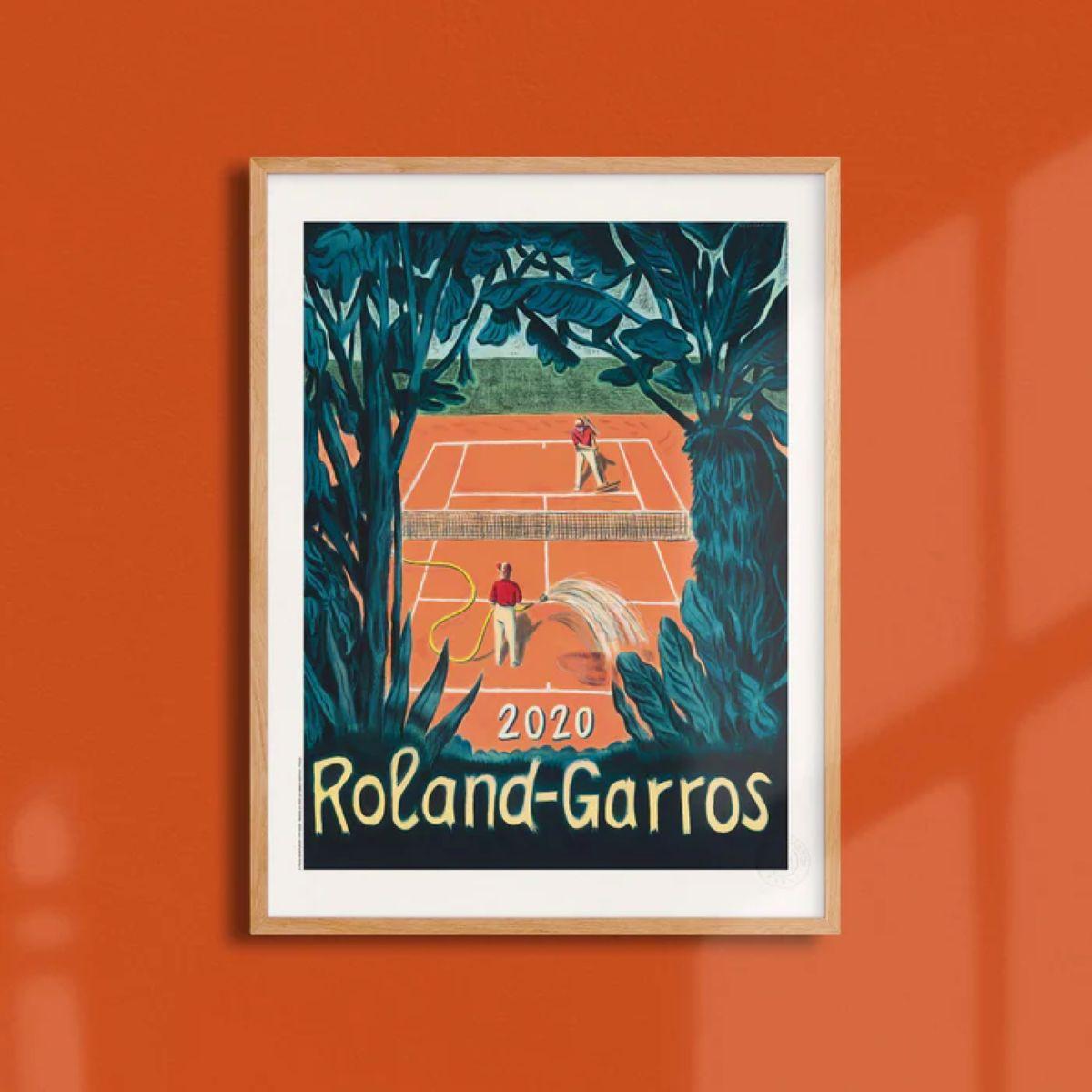 Oneart x Roland-Garros RG 2016 Poster50x70 cm in tub - Clay