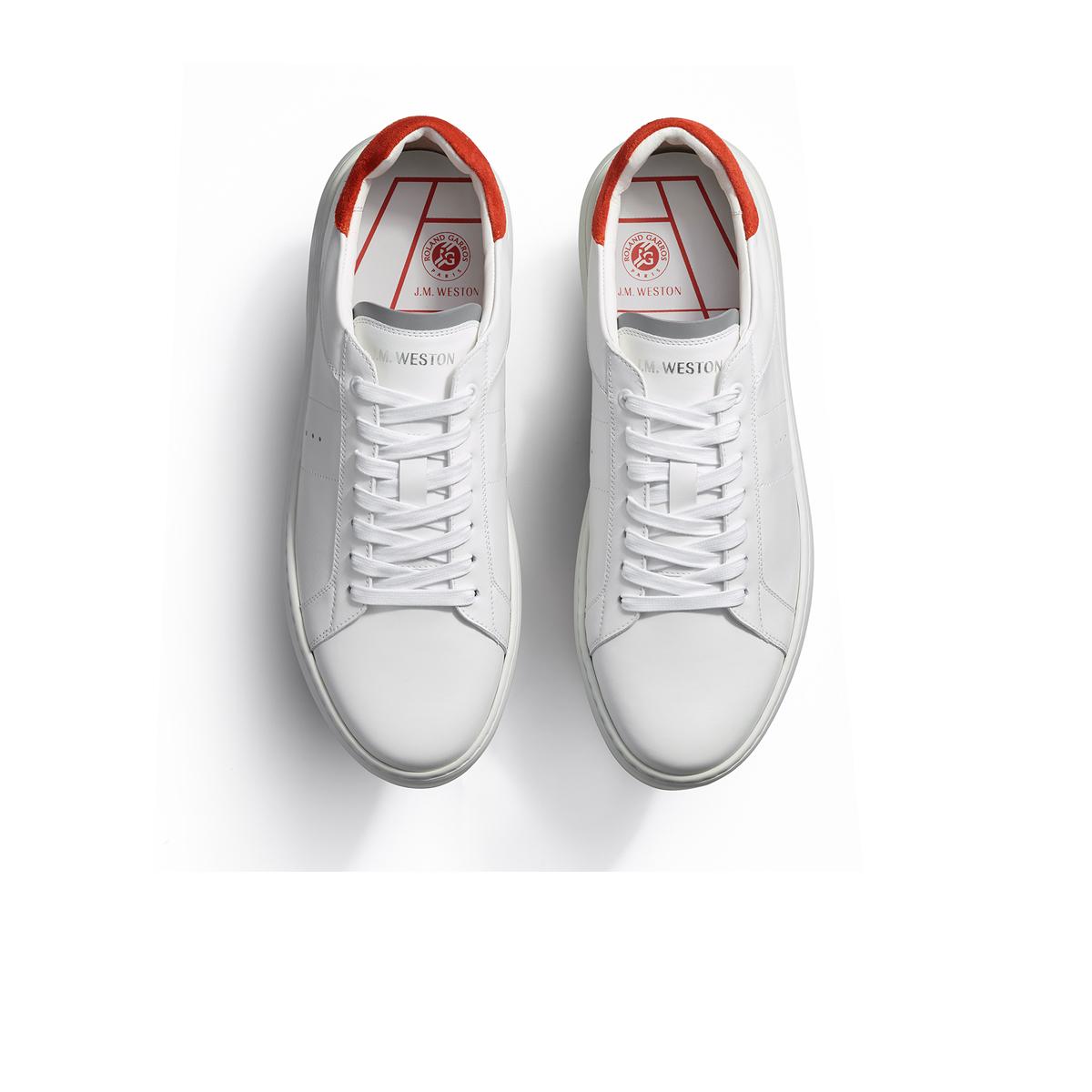 J.M. Weston x Roland Garros On Time unisex sneakers White