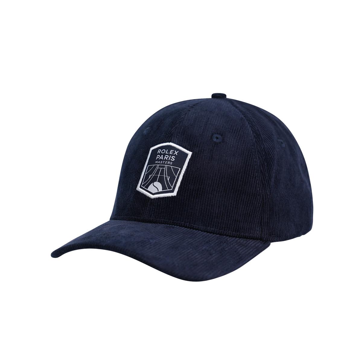 ✴︎週末限定✴︎ROLEX PARIS MASTERS コーデュロイ キャップ Rolex Paris Masters unisex velvet cap - Navy | Roland-Garros Store