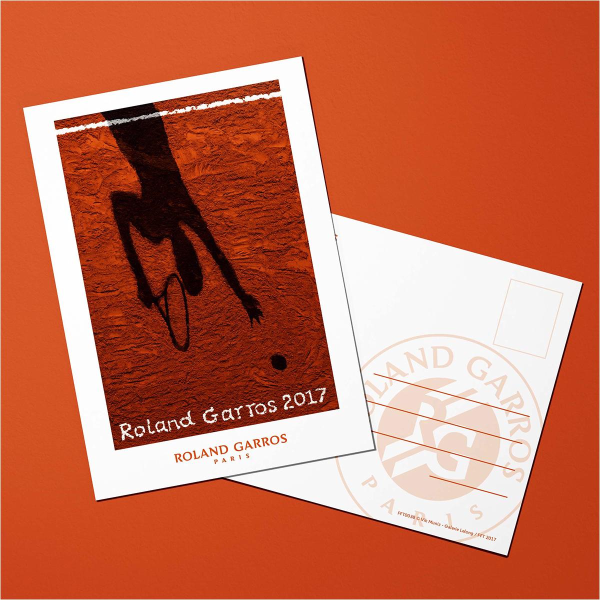 Oneart x Roland-Garros RG 2017 Postcard10.5x14.8 cm - Clay