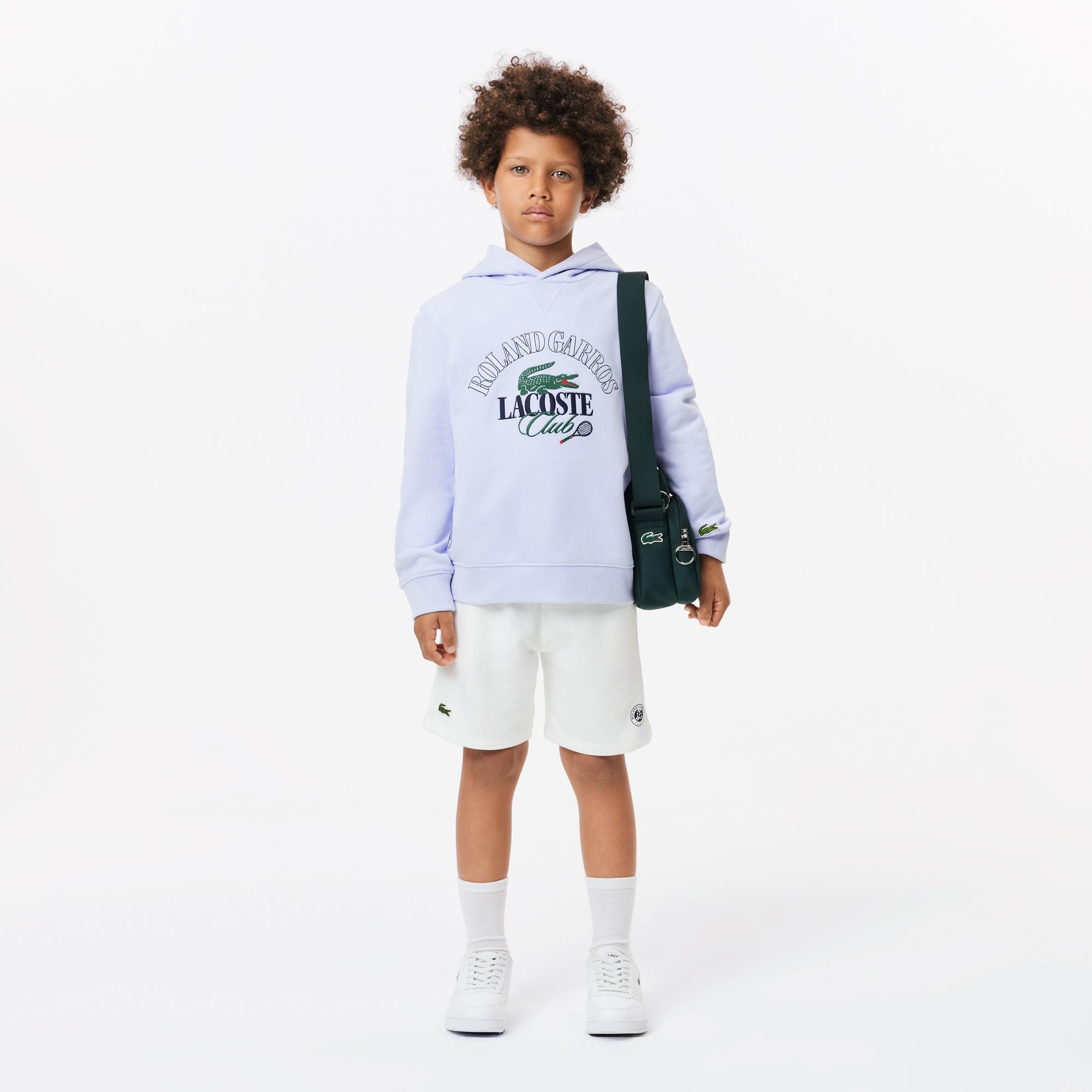 Roland-Garros Edition Child Embroidered Piqué Sweatshirt | Roland