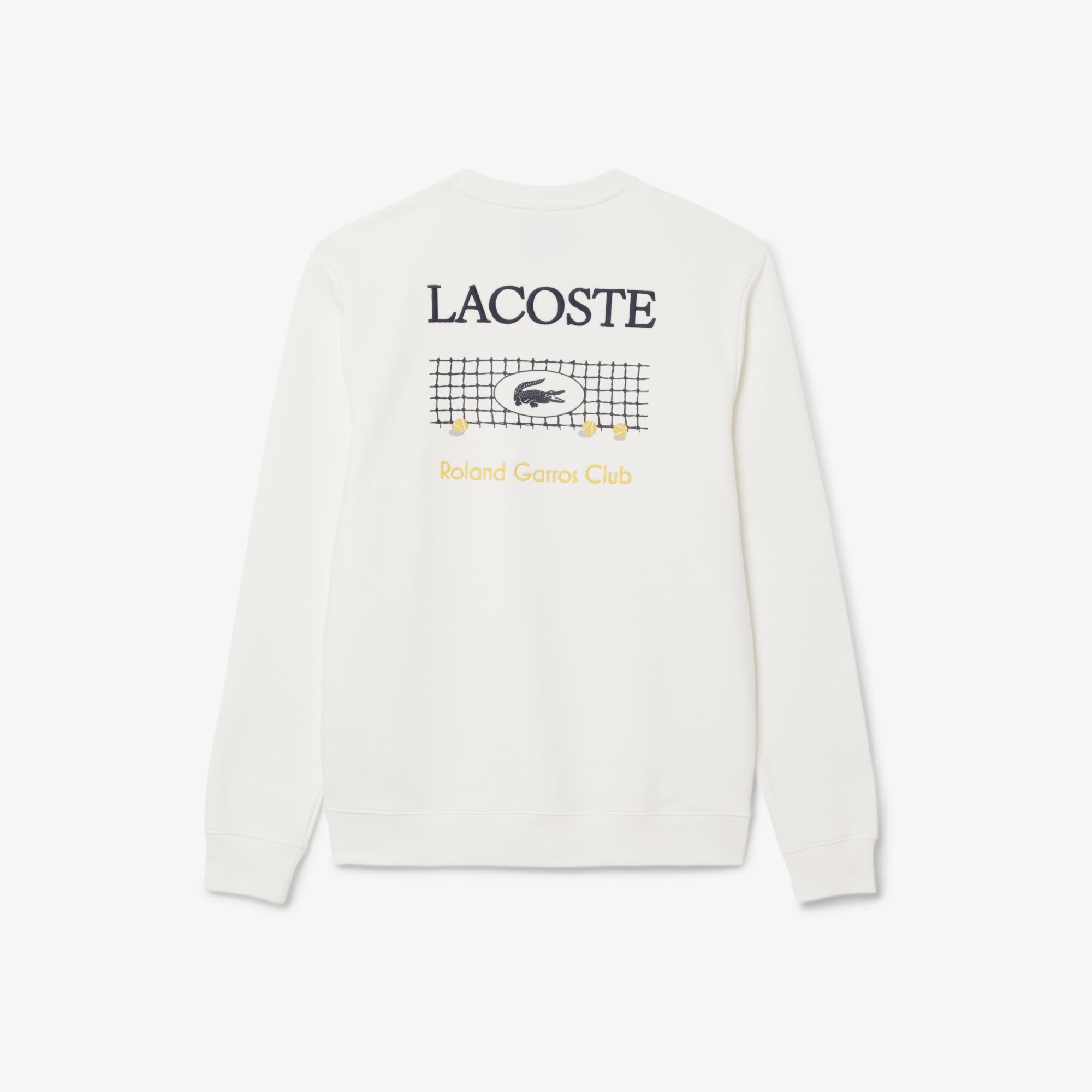 Lacoste x Roland-Garros Club unisex Sweatshirt - Ecru | Roland