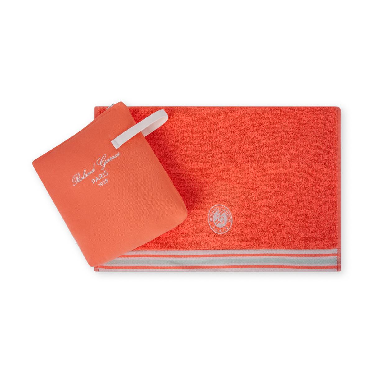 j*a様 ROLAND GARROS タオル ネイビー/ピンク Carré Blanc x Roland-Garros Sporty Chic Players' towel