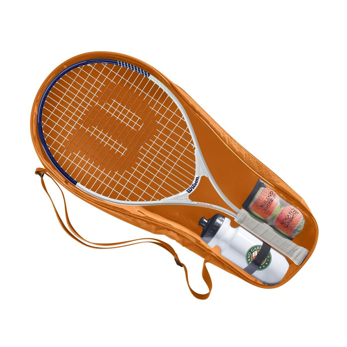 【在庫限り】 Wilson x Roland-Garros Junior Elite 23 Kit racquet - White and Navy 記念グッズ