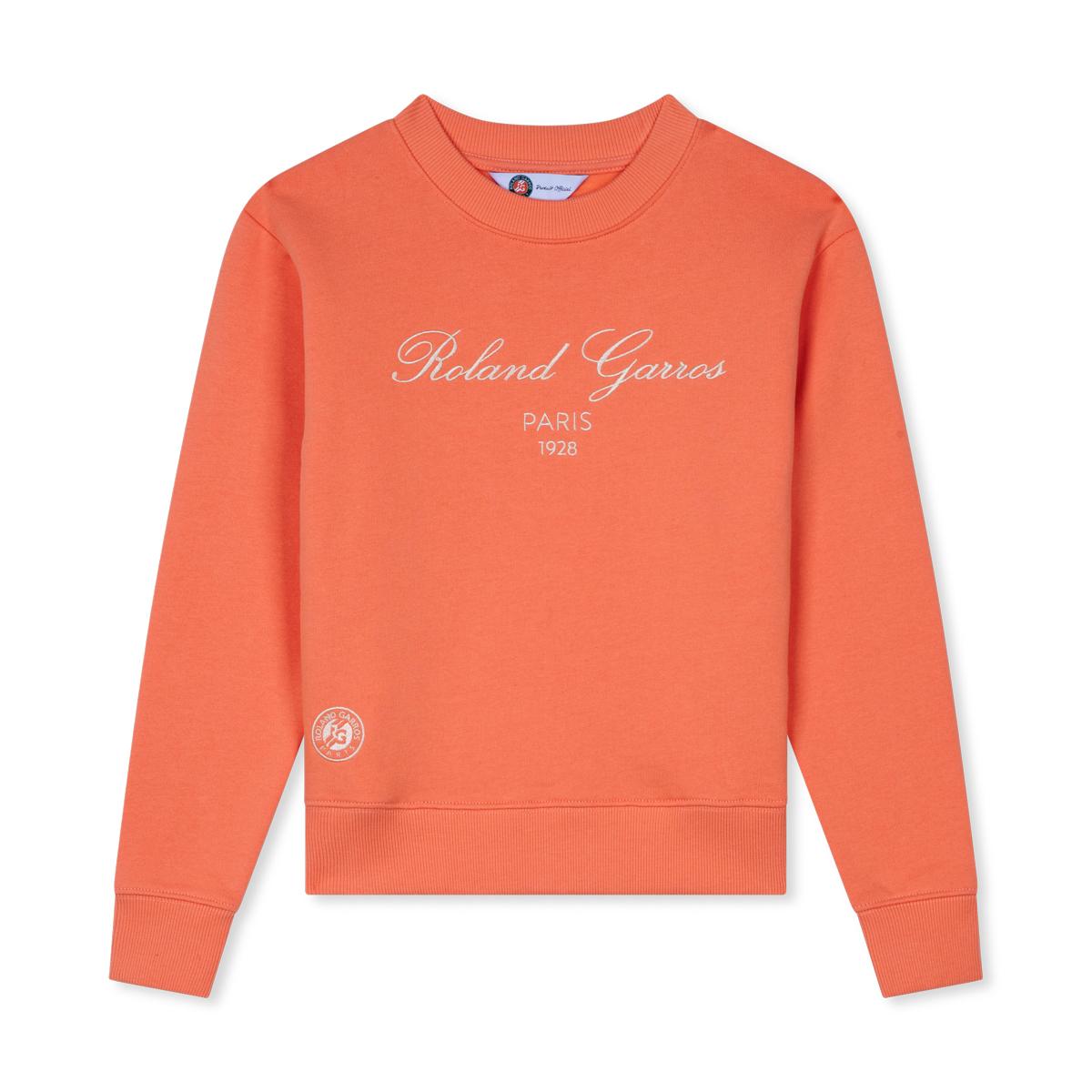 Roland-Garros girl Sporty Chic Sweatshirt - Coral | Roland