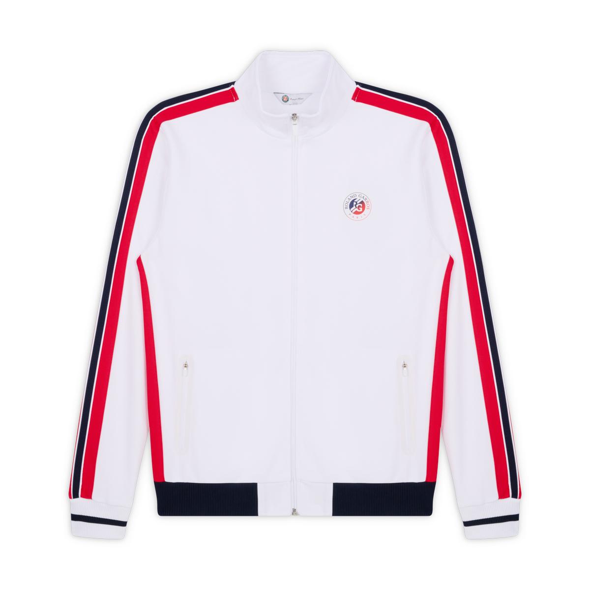Roland-Garros unisex Tricolore Jacket - White | Roland-Garros Store