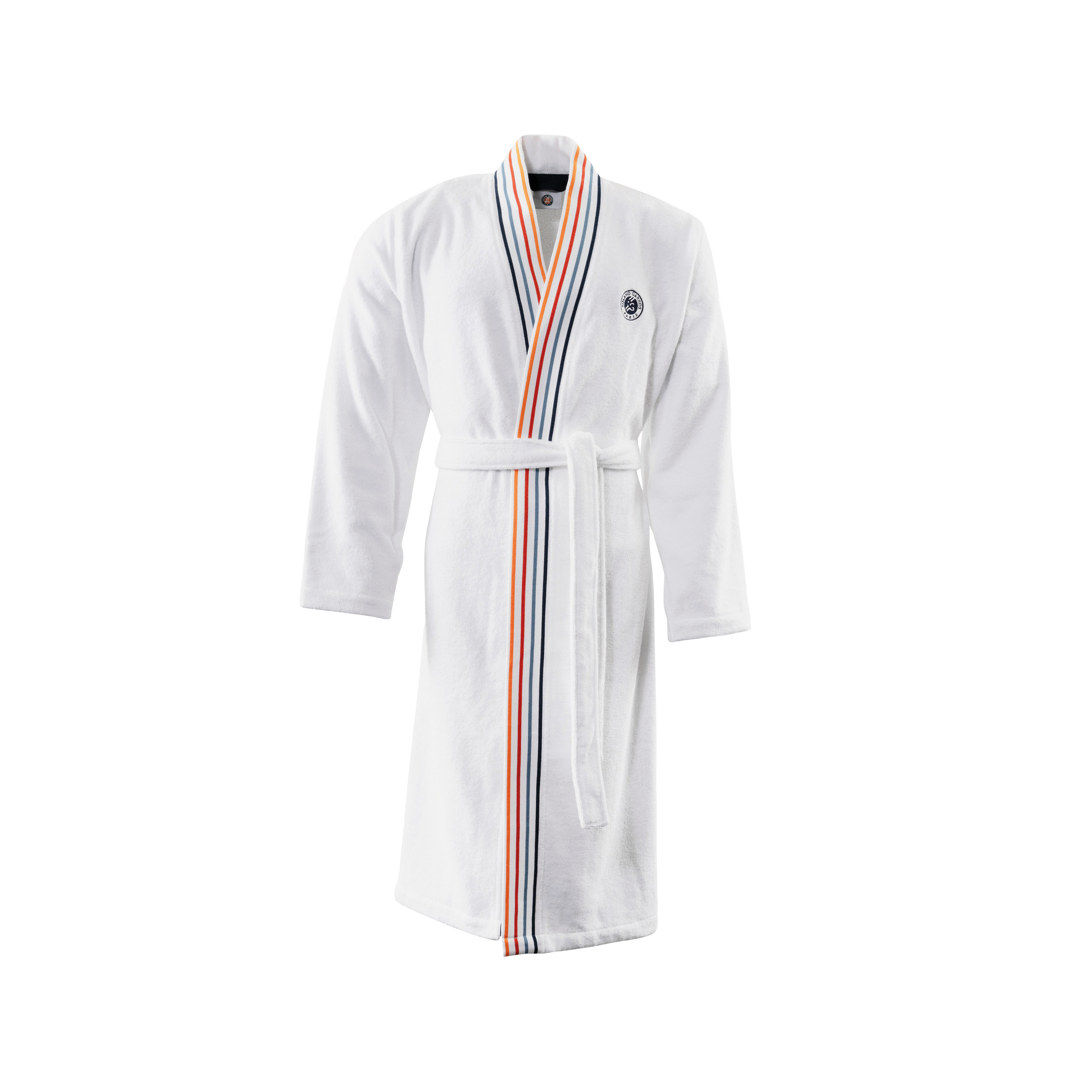 Carre Blanc x Roland Garros Men s Ace Bathrobe White Roland Garros Store