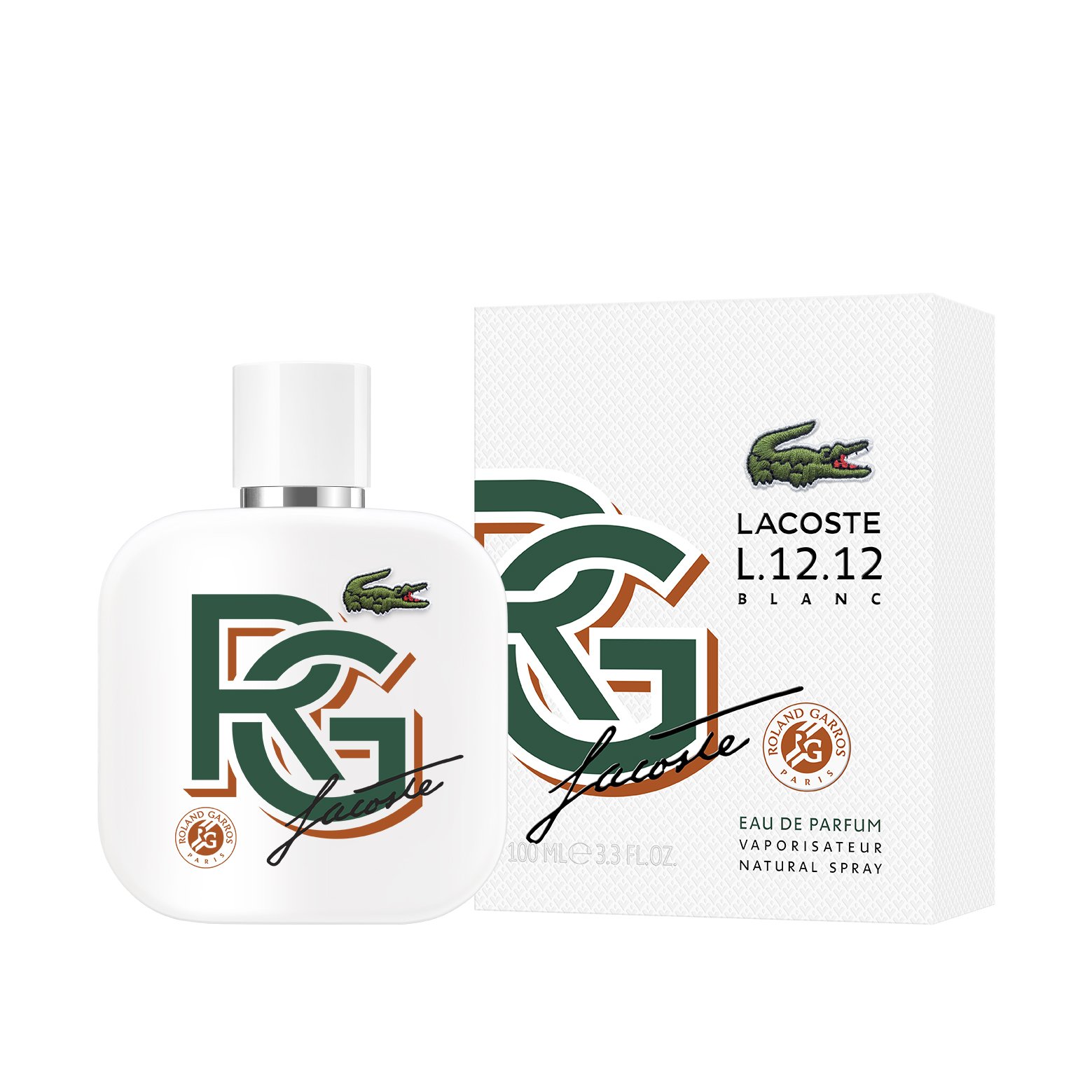 kedel Diligence amplitude L.12.12. official Roland-Garros fragrance - 100 ml | Roland-Garros Store