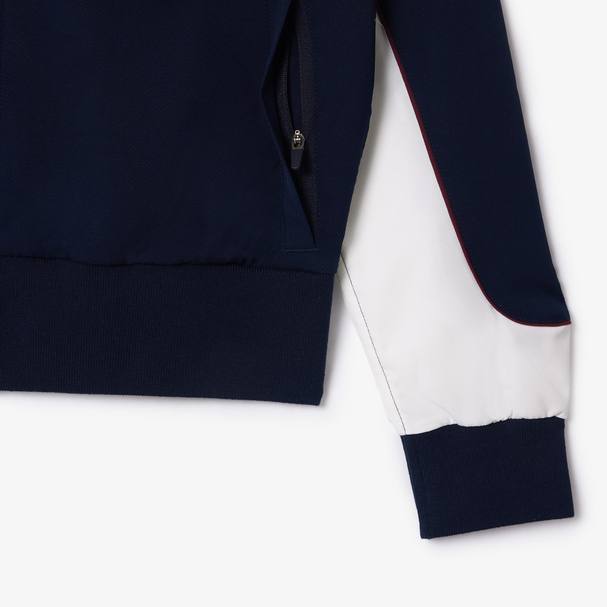 ★LACOSTE★ Women's Roland Garros Top Zip Tote Navy NF4943R5 Lacoste x Roland-Garros Shopping bag - Navy blue | Roland