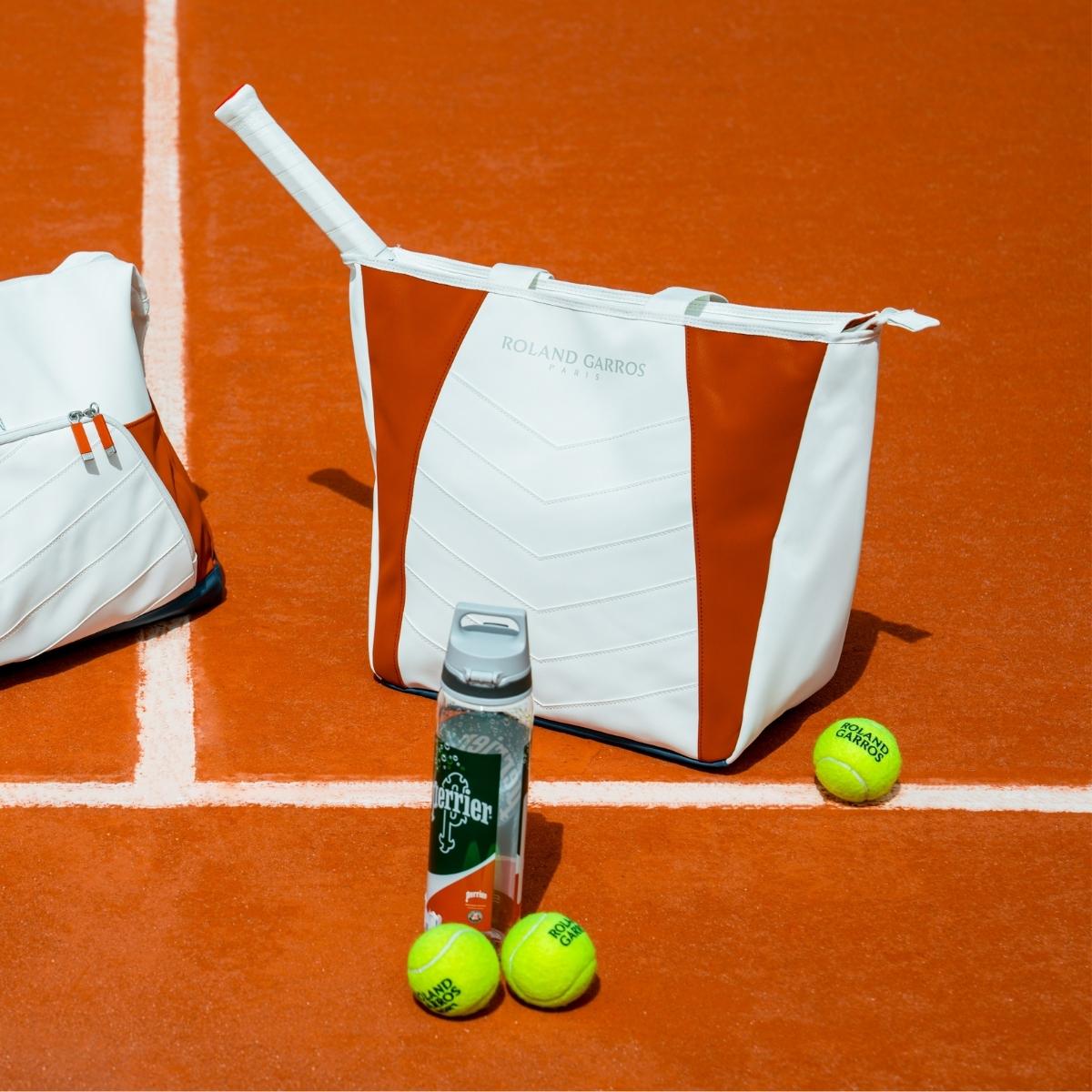 Wilson x Roland Garros Totebag racquet bag Ecru and Blue Roland Garros Store