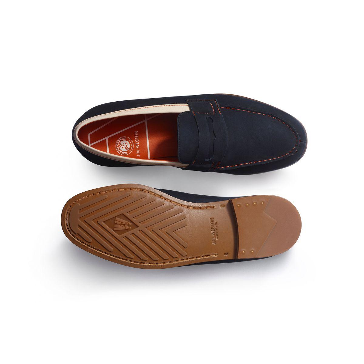 Mocassin Homme Weston x Roland-Garros Marine