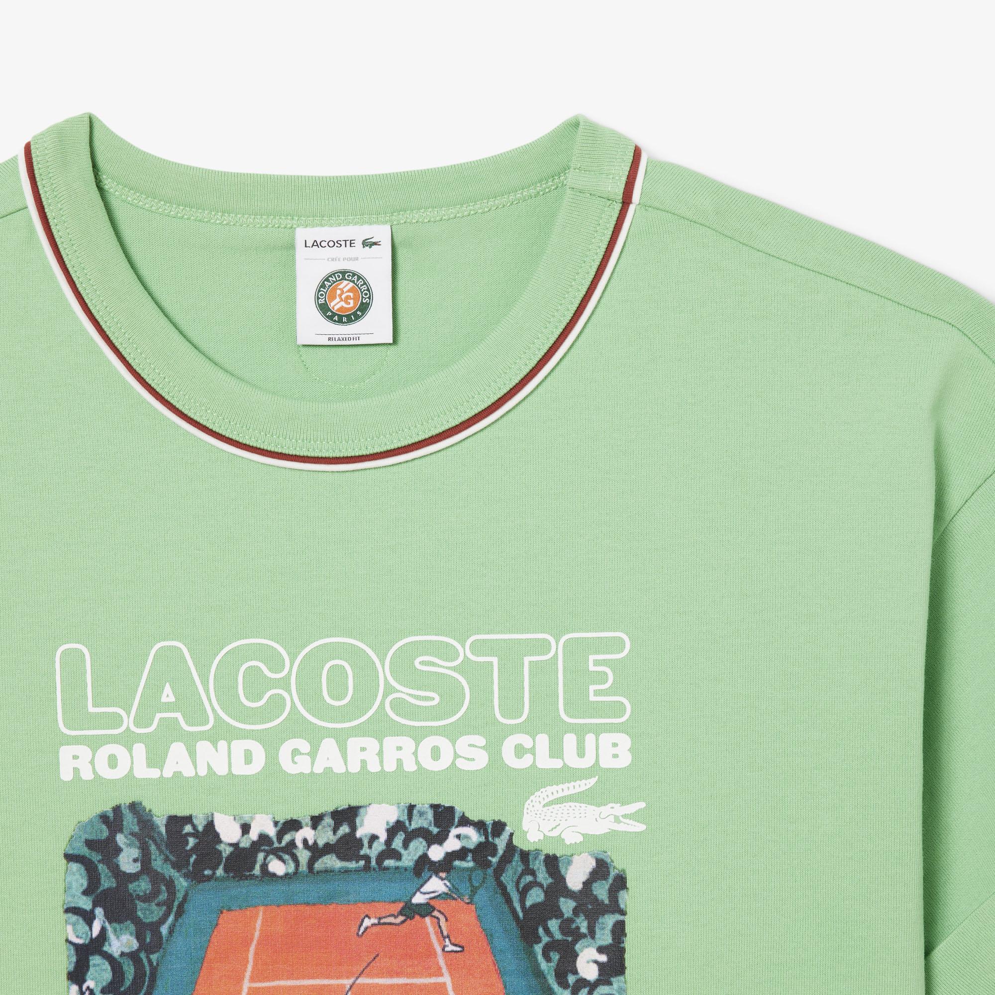 Lacoste x Roland-Garros Club Woman T-Shirt - Green | Roland-Garros