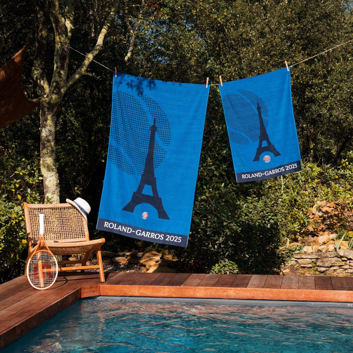 ROLAND-GARROS 2025 公式プレイヤーズタオル 2025 Roland-Garros Official Unisex Player Towel - Clay