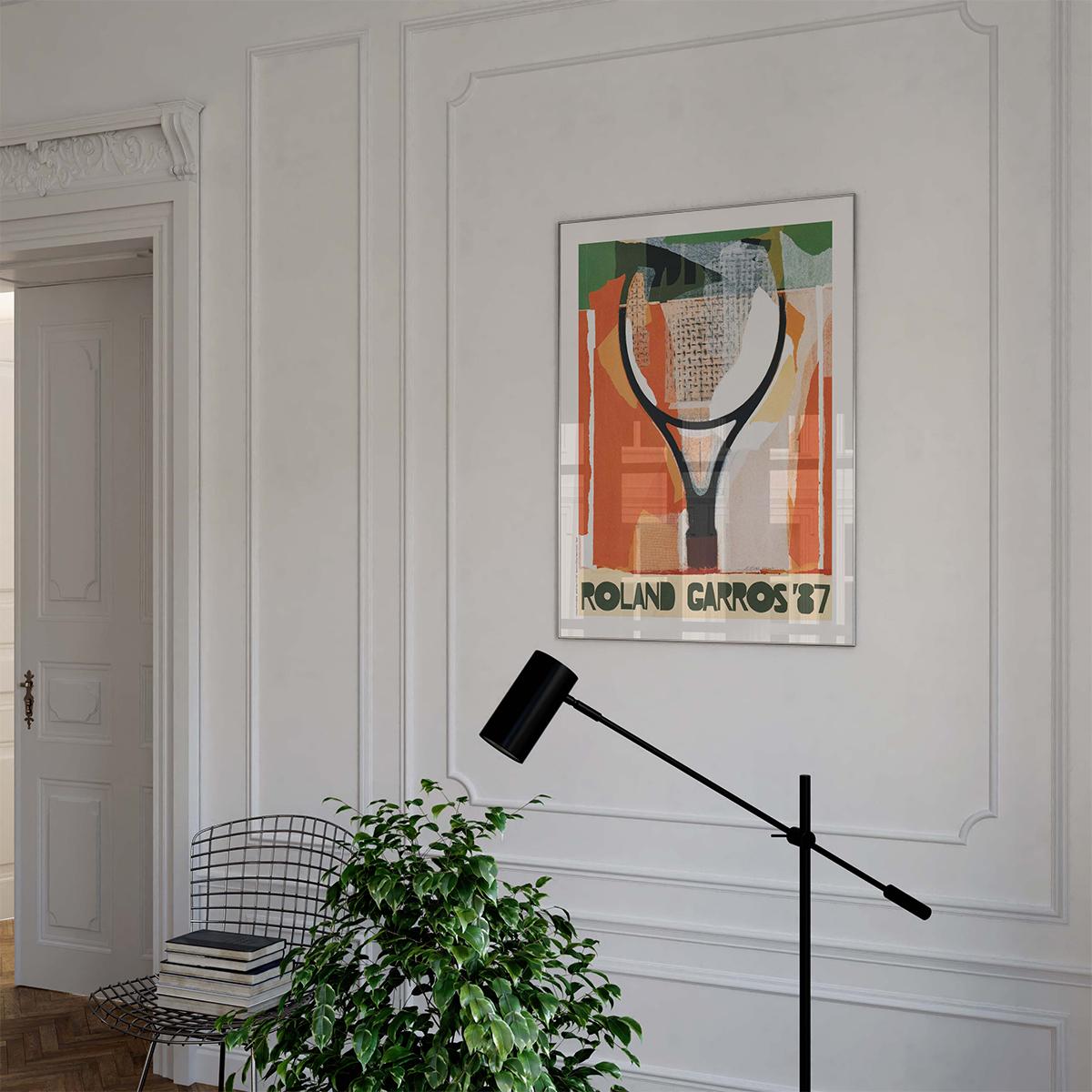 Oneart x Roland-Garros RG 1987 Poster50x70 cm in tub - Clay