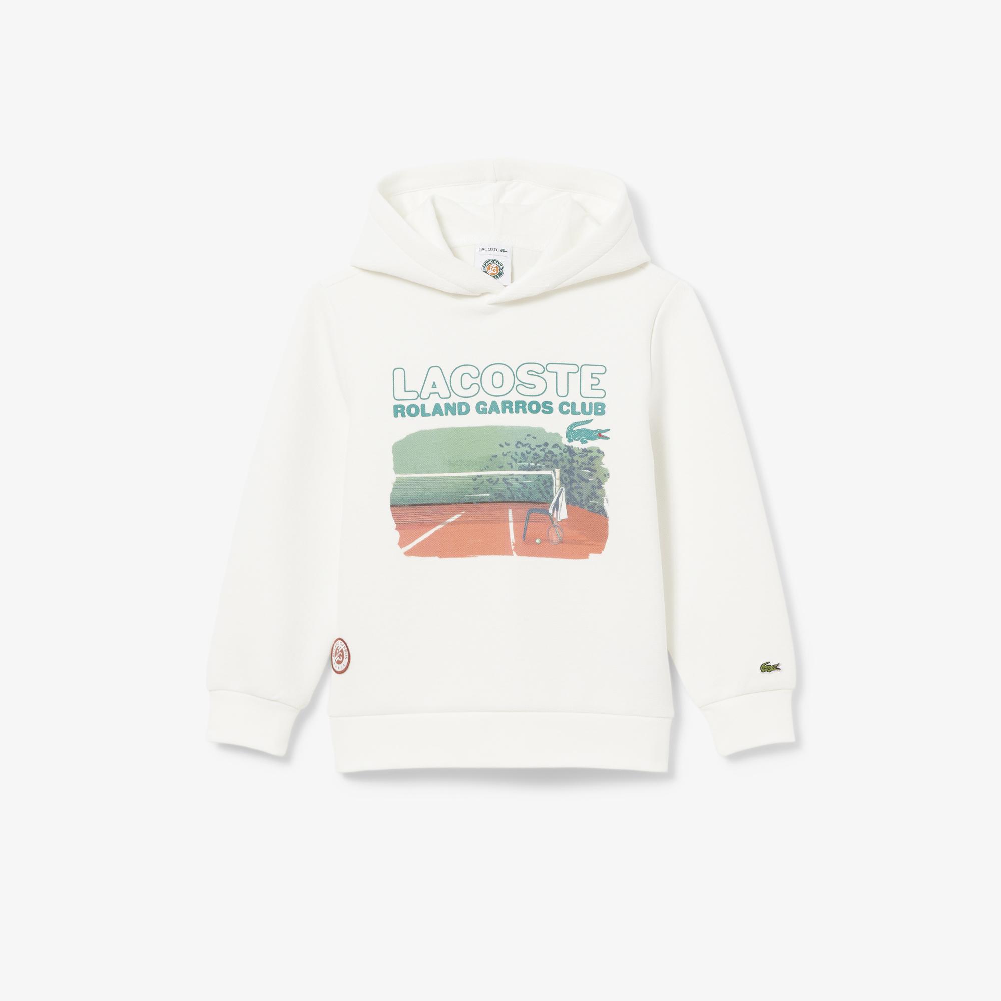 Sweat Capuche Enfant Roland Garros Collection Officielle - Taille 10 Ans