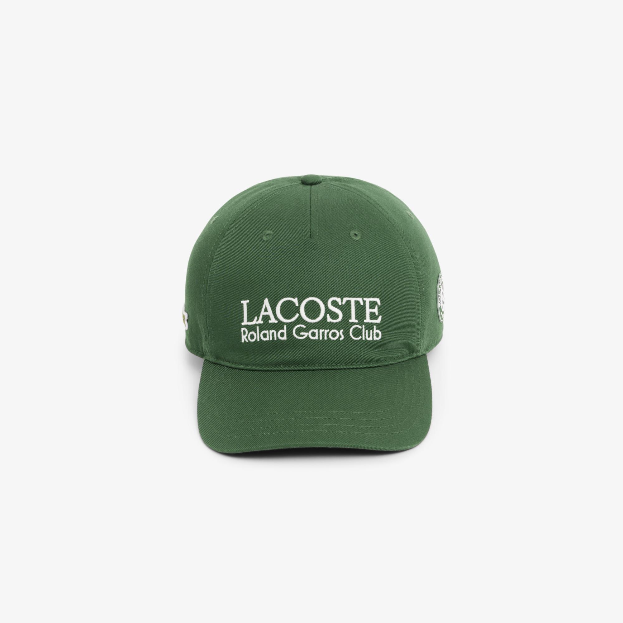 ラロパ　グリーンキャップ Lacoste x Roland-Garros Club Cap - Green | Roland-Garros Store