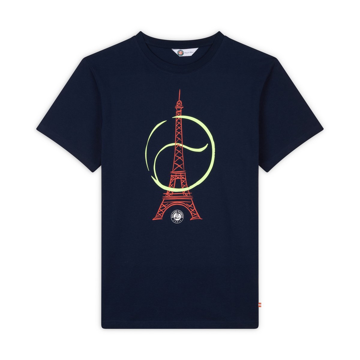 T-shirt Eiffel Man - Navy Roland-Garros Store
