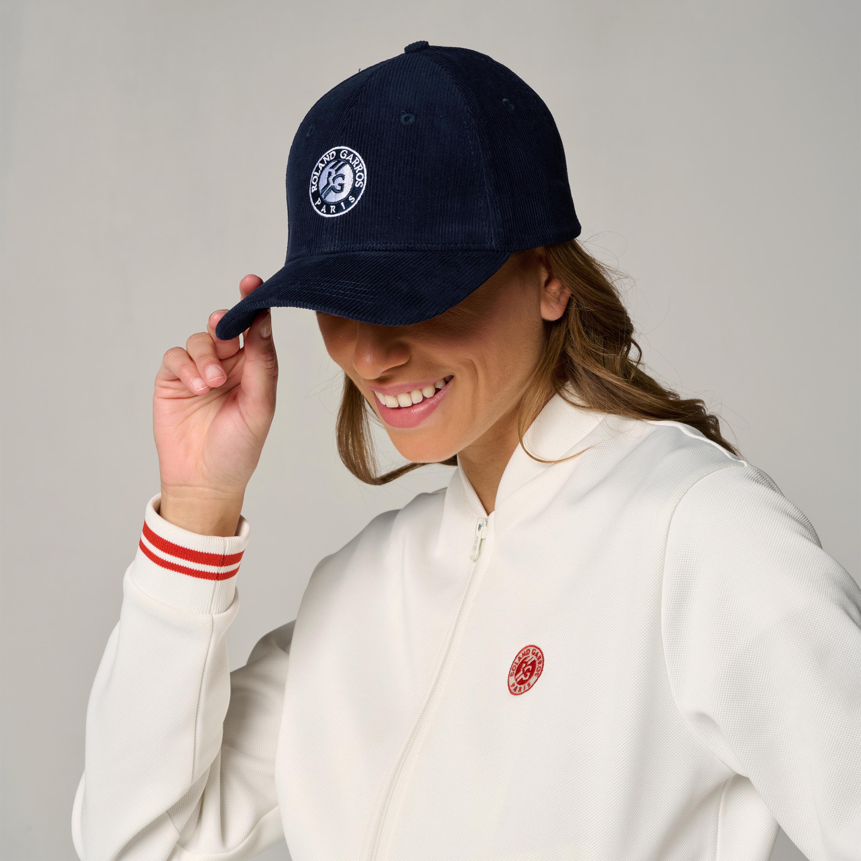 Roland-Garros Velvet Cap - Navy blue | Roland-Garros Store