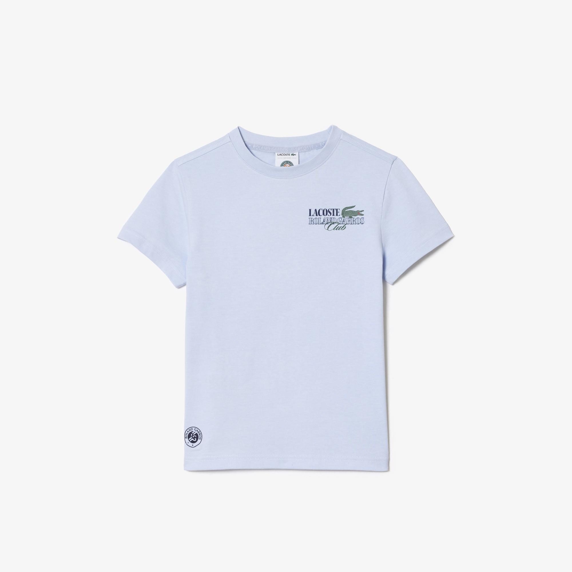 高評価レビュー Garros Roland x T-shirt Cotton Sport Child's Edition Lacoste トップス