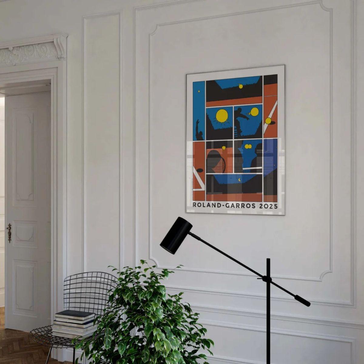Oneart x Roland-Garros RG 2025 Poster50x70 cm in tub - Multicolor