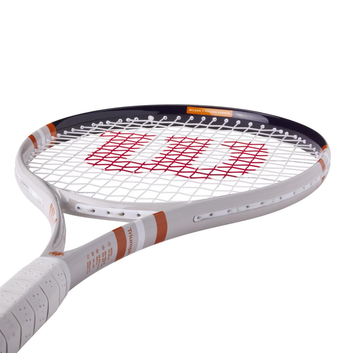 Wilson x Roland-Garros Triumph Tennis Racket - White and Clay
