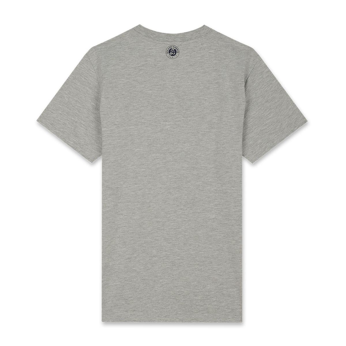Roland-Garros Color Lines men T-Shirt - Gray | Roland-Garros Store