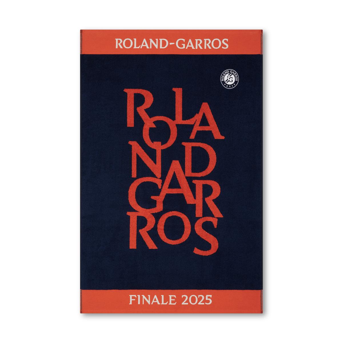 ROLAND-GARROS 2025 公式プレイヤーズタオル 2025 Roland-Garros Official Unisex Player Towel - Navy