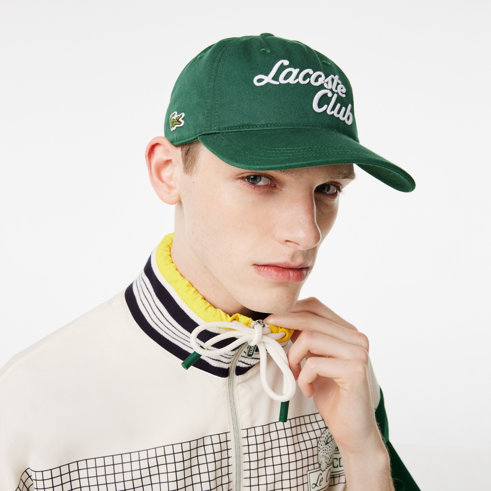 Lacoste men's cap for Roland Garros - Green | Roland-Garros Store