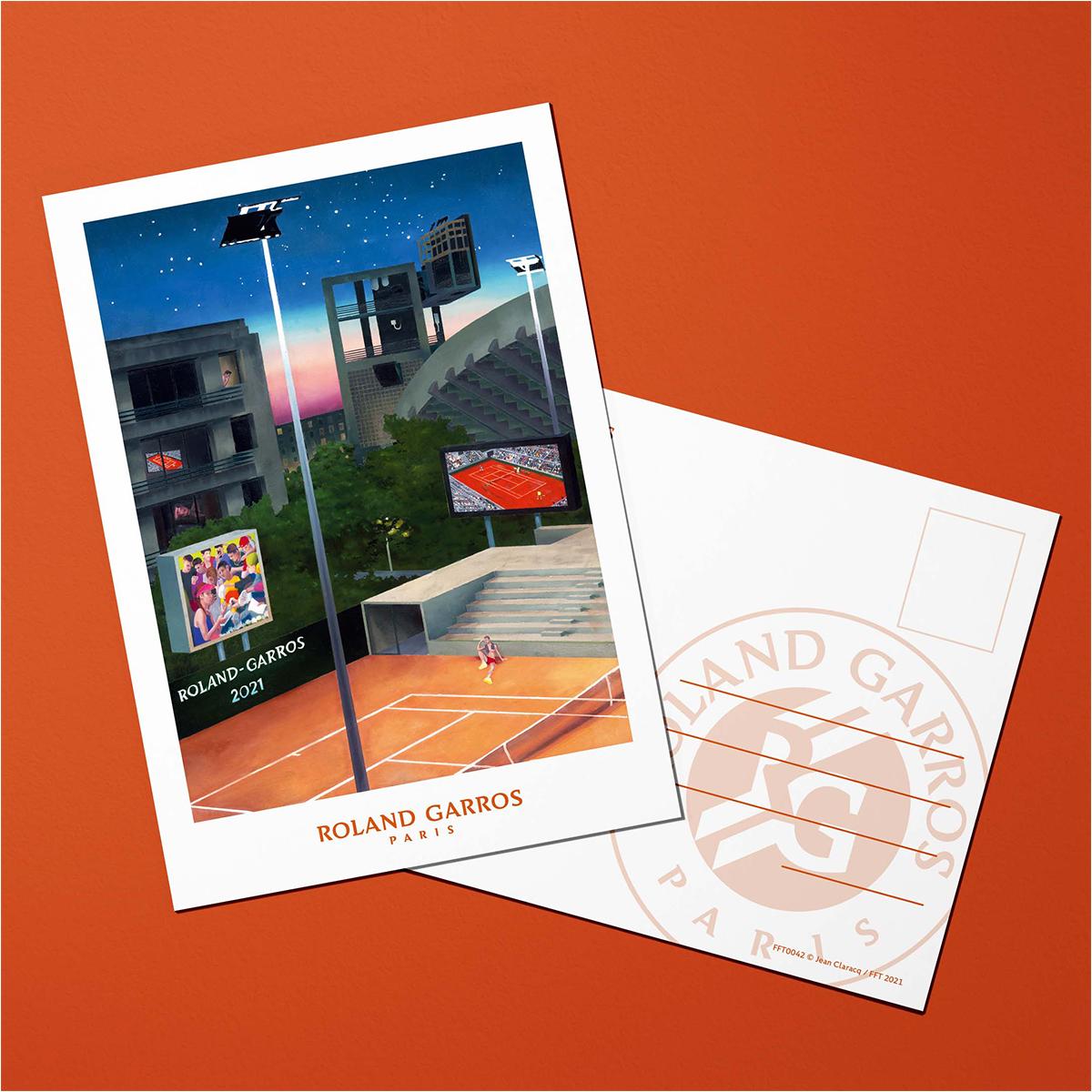 Oneart x Roland-Garros RG 2015 Poster50x70 cm in tub - Clay