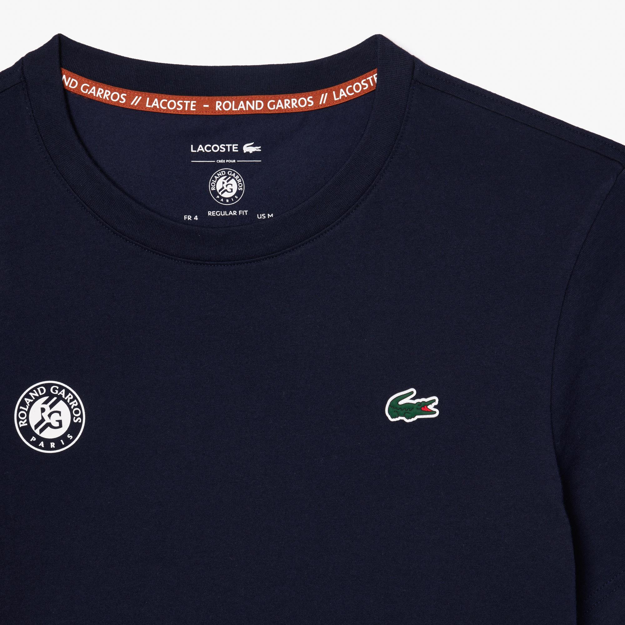 Lacoste x Roland-Garros Man Permanent -shirt – Navy | Roland