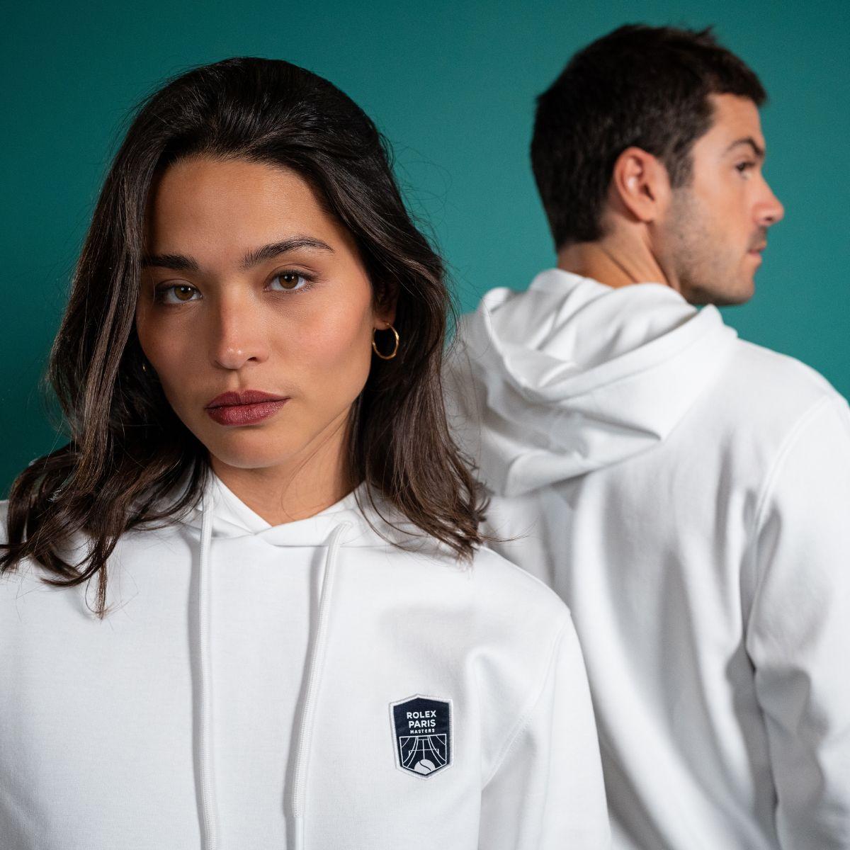 Unisex Rolex Paris Master Hoodie - White | Roland-Garros Store