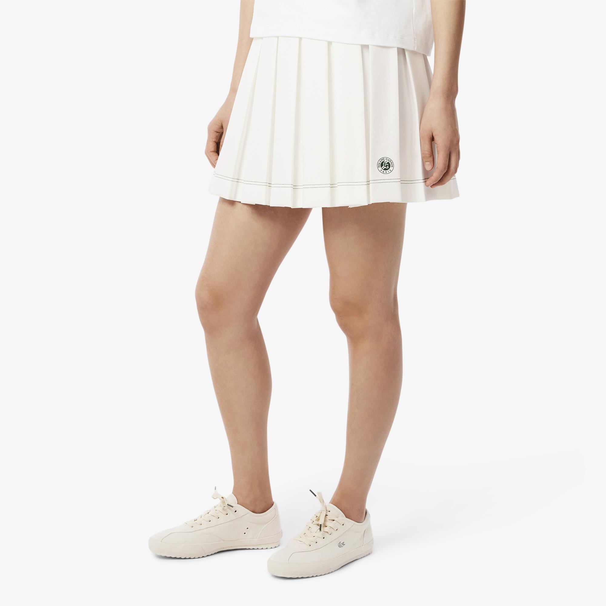 ★LACOSTE★ Women's Tennis Tipping Pleated Skirt Green JF857