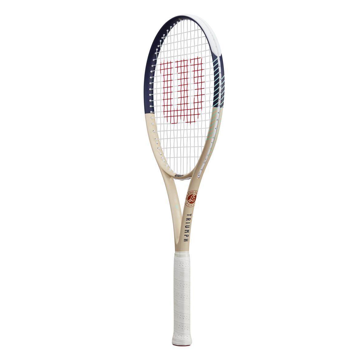 Wilson x Roland-Garros Triumph Racquet - Ecru and Navy | Roland